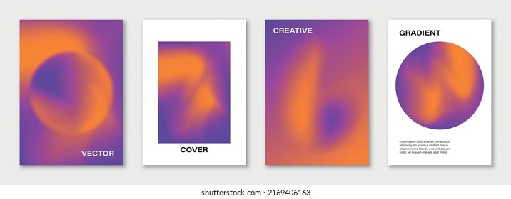 Abstract art, colorful fluid gradient wallpaper, liquid, blend, blurred, modern dynamic hologram design, background for business, presentation, ads, social media, prints, cover, banner, set
