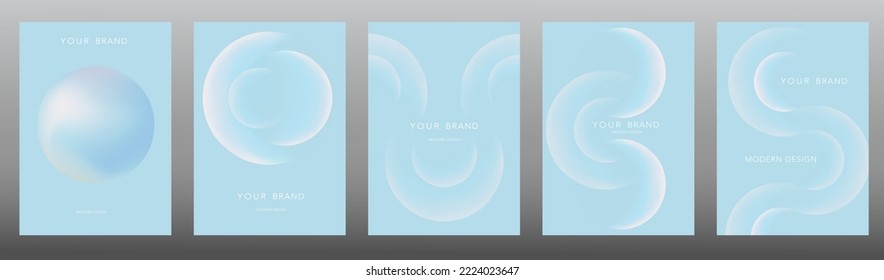 Abstract art, colorful fluid gradient wallpaper, liquid, blend, blurred, modern Futuristic abstract backgrounds with moon sphere for business, presentation, social media, cover template, banner
