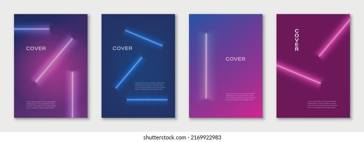 Abstract art, colorful gradient wallpaper, liquid, blend, blurred, modern dynamic hologram design, background for business, presentation, ads, social media, prints, cover, banner, set