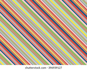 Abstract art colorful lines, retro striped background. 