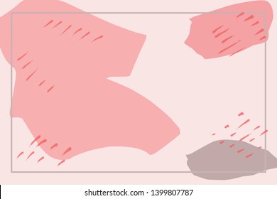Abstract art, colorful scene, soft pink
Vector illustration