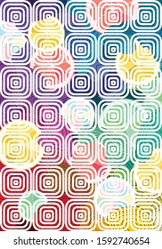 Abstract art colorful vector illustration design wallpaper background