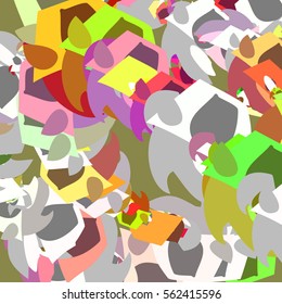 Abstract art composition. Perfect for interior decoration