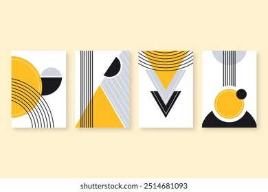 Abstract art covers collection vector design in eps 10