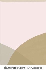 Abstract art. Creative background. Colorful shapes and textures. Freehand contemporary composition