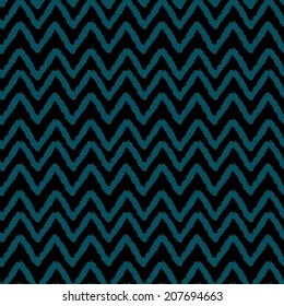 Abstract art dark geometric distressed seamless pattern with waves. Decorative water. Repeating background texture. Stripes, lines. Fabric design. Wallpaper - vector 
