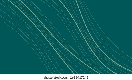 ABSTRACT ART DECO BACKGROUND WITH HANDDRAWN ORGANIC SHAPES LINES WAVE DESIGN BLUE AQUA COLOR VECTOR TEMPLATE FOR WALLPAPER, COVER DESIGN
