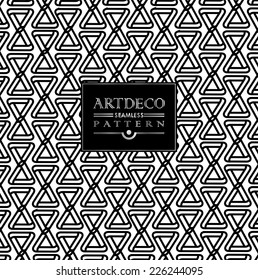 Abstract art deco background with polygons for design can be used for invitation, congratulation