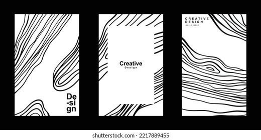 Abstract art deco frame for copy space poster design. Minimalist and luxury design template can be use as poster, flyer, business card, banner, etc