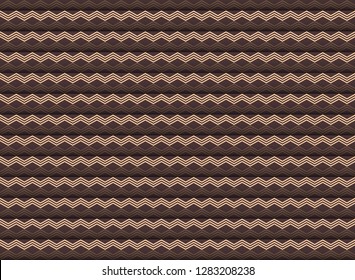 Abstract of art deco line pattern paper cut background, vector eps10