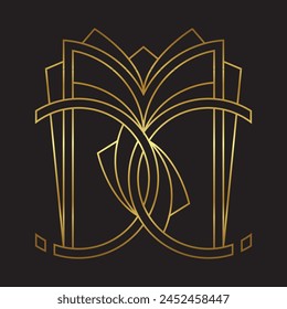 Abstractas Art Deco Logograma corporativo