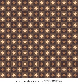 Abstract of art deco round geometric pattern background, vector eps10