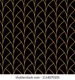 Abstract Art Deco Seamless Background. 