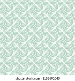 Abstract Art Deco Seamless Background. Geometric Fish Scale Pattern.