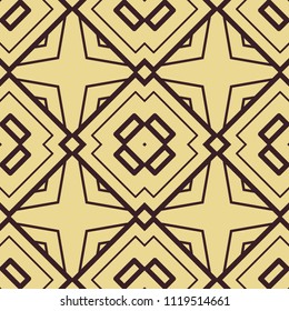 Abstract Art Deco Seamless Pattern Background. Geometric decorative texture.