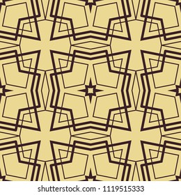 Abstract Art Deco Seamless Pattern Background. Geometric decorative texture.