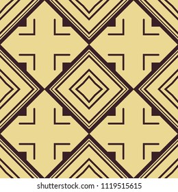 Abstract Art Deco Seamless Pattern Background. Geometric decorative texture.