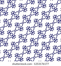 Abstract art deco seamless pattern vector