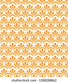 Abstract art deco seamless pattern. Decorative flower vector seamless pattern