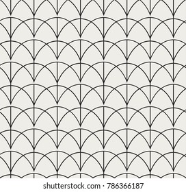 Abstract Art Deco Seamless Pattern Background. Geometric decorative texture.
