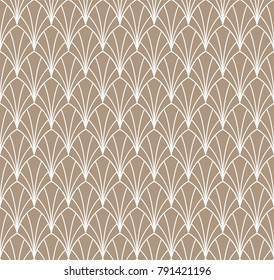 Abstract Art Deco Seamless Pattern Background. Geometric decorative texture.