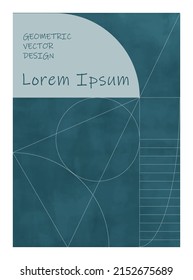 Abstract art, art deco style texture, geometric background. Design for poster, decoration, cover, invitation, EPS10 vector template