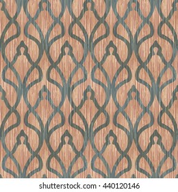 Abstract art deco trellis pattern seamless background tile