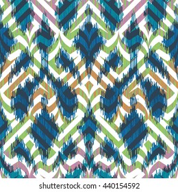 Abstract art deco trellis pattern seamless background tile