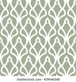 Abstract art deco trellis seamless background tile