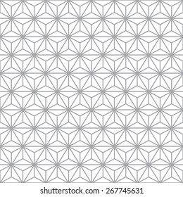 Abstract Art Deco White & Gray Light Decor Pattern