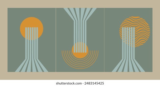 Abstract art for decoration and collection, printable and easy to edit	