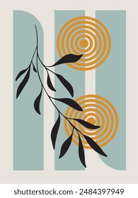Abstract art for decoration and collection, printable and easy to edit