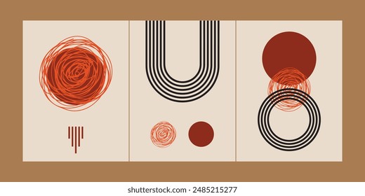 Abstract art for decoration and collection, printable and easy to edit	