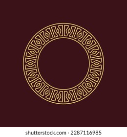 abstract art decorative circle ornamental pattern frame