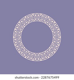 abstract art decorative circle ornamental pattern frame