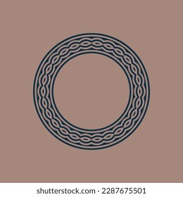 abstract art decorative circle ornamental pattern frame