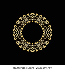 abstract art decorative circle ornamental pattern frame