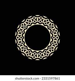 abstract art decorative circle ornamental pattern frame