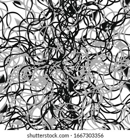 Arte abstracto con línea deformada, distorsionada al azar y caótica. Difícil, complejo, de rayas. Glitch, ruido, arte aleatorio agarrotado