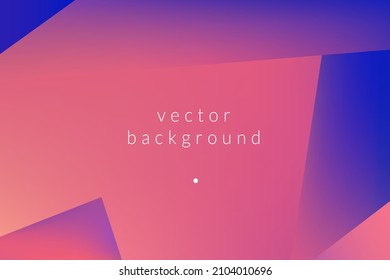 Abstract art design background for presentation, print, cover. Colorful vector gradients with geometric elements. Vector illustration.