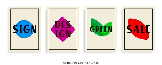 Resumen del fondo de la plantilla de diseño de arte con formas líquidas de acuarela de moda y líneas curvas dibujadas a mano. Diseño creativo y moderno para logotipo, afiche, fondo de pantalla, identidad para negocios. Ilustración del vector