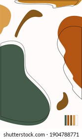 Abstract Art Digital Print Lock screen Template modern wallpaper