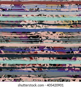 Abstract art distressed seamless pattern, brushstrokes. Background texture, wallpaper, wrapping