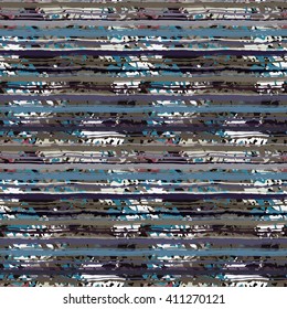 Abstract art distressed seamless pattern, brushstrokes. Background texture, wallpaper, wrapping