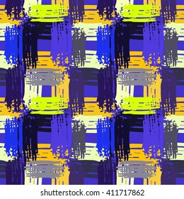 Abstract art distressed seamless pattern, brushstrokes. Background texture, wallpaper, wrapping