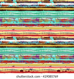 Abstract art distressed seamless pattern, watercolor brush strokes. Background texture, wallpaper, wrapping