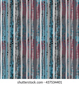 Abstract art distressed seamless pattern, watercolor brush strokes, spots. Background texture, wallpaper, wrapping