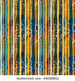 Abstract art distressed seamless pattern, watercolor brush strokes, spots. Background texture, wallpaper, wrapping