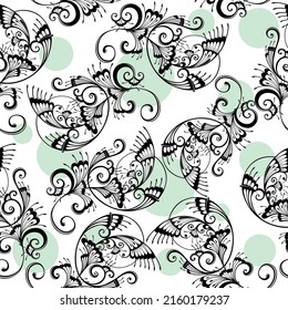 Resumen de arte de fondo floral. Ilustración del vector