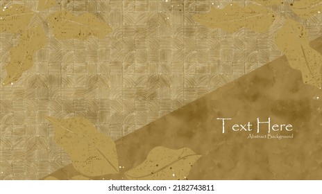 Abstract art floral background vector. Organic shapes, minimal design for text
